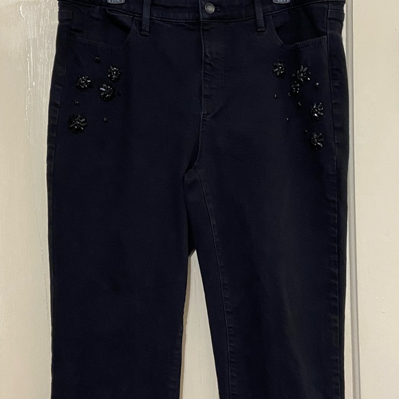 Talbots  flawless Crystal Embellished Limited Edition slim ankle jeans/14‎ - Picture 5 of 12